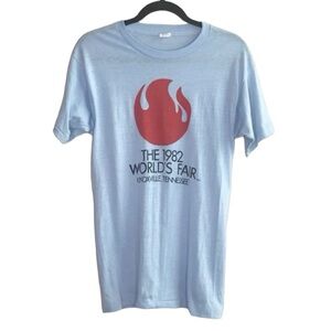 Vintage 1982 World's Fair Tennesee graphic print tee size Large